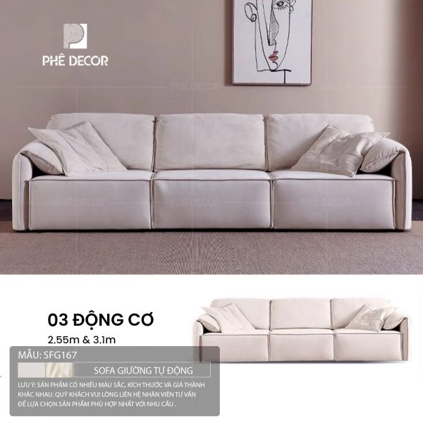 Sofa giường tự động Roma SFG167 - Ảnh 12