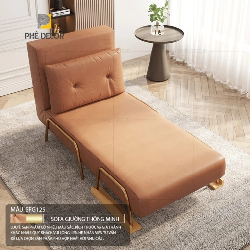 Chiếc sofa giường 1m6 là giải pháp "2 trong 1" hoàn hảo
