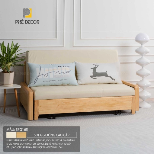 Việc đầu tư vào một chiếc sofa giường gỗ không chỉ nâng tầm thẩm mỹ mà còn mang lại nhiều lợi ích thiết thực