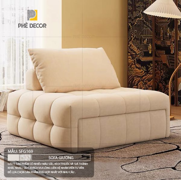 Sofa giường đơn Beanie SFG169 - Ảnh 9