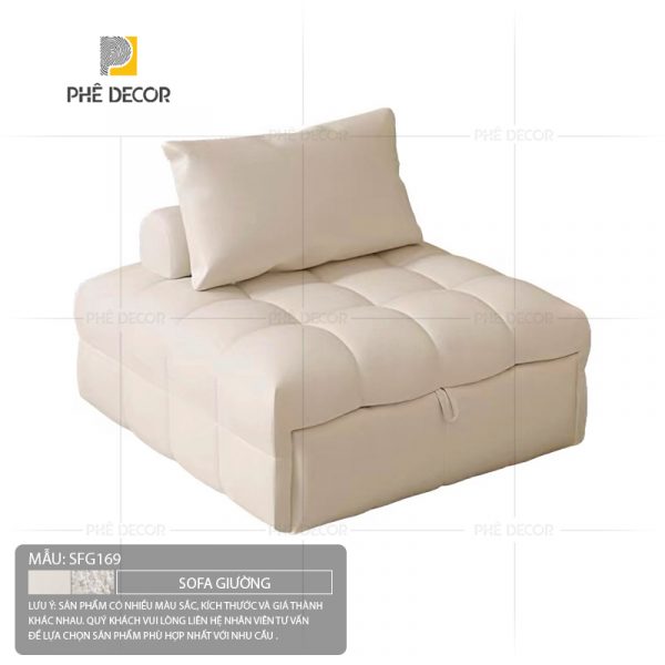 Sofa giường đơn Beanie SFG169 - Ảnh 12