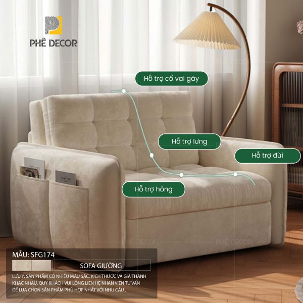 SFG174 - Sofa Giường Đơn - Ảnh 12