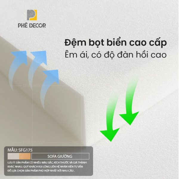SFG175 - Sofa Giường Đơn Cao Cấp - Ảnh 10