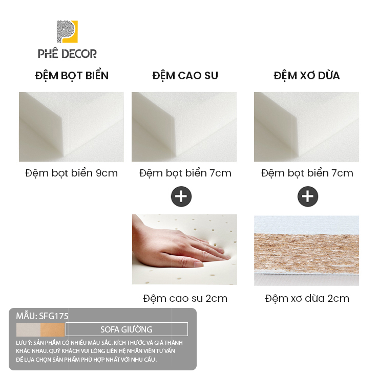 Phê luxury : Nơi Cung Cấp Các Tùy Chọn Nệm Sofa Giường Cao Cấp