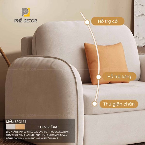 SFG175 - Sofa Giường Đơn Cao Cấp - Ảnh 8