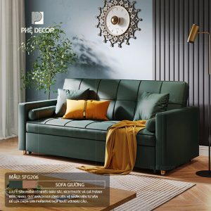 SFG206 - Sofa Giường Gỗ Sồi Nga