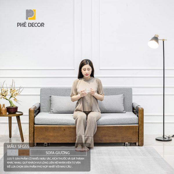 Sofa Giường Kéo Edo SFG55 - Ảnh 3