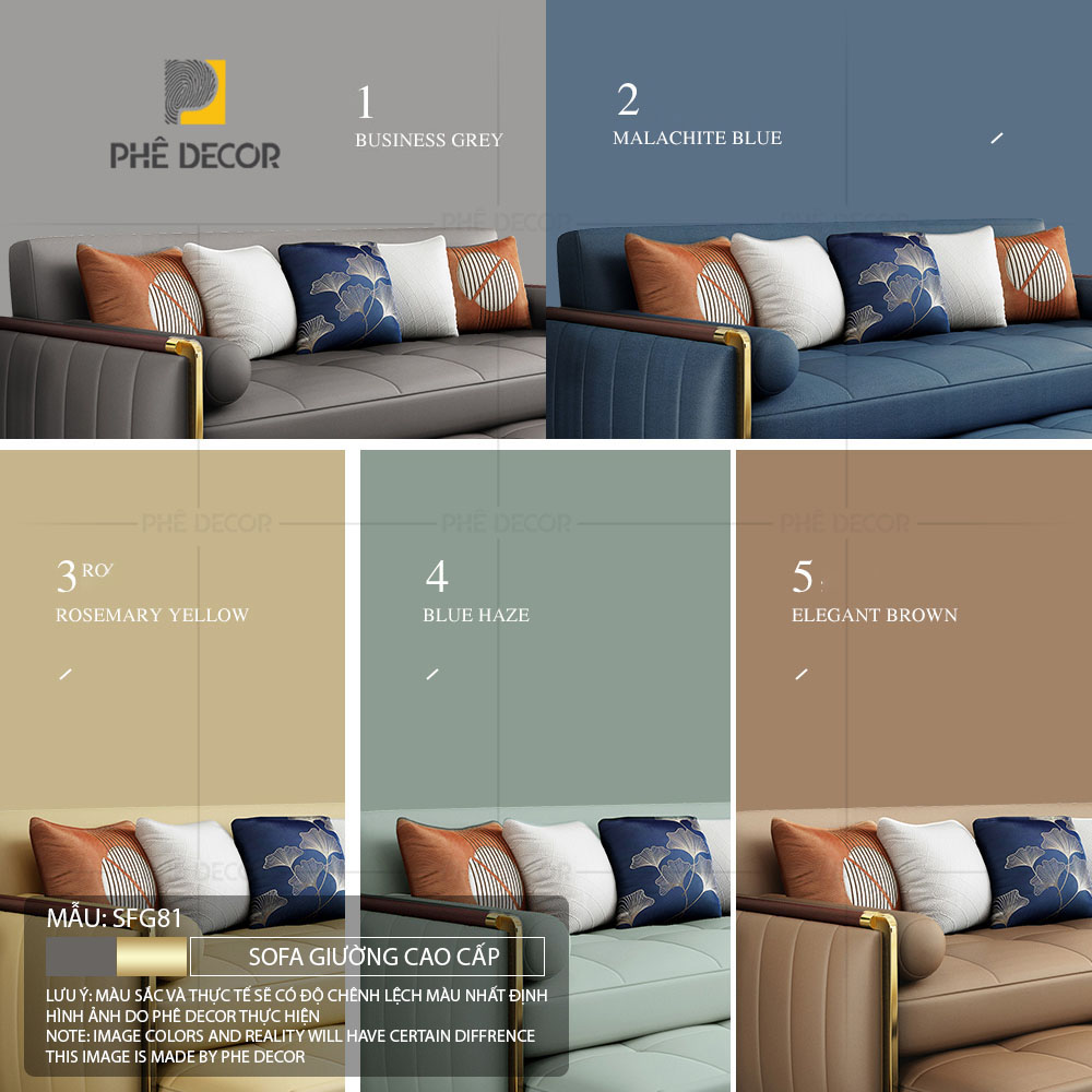 Sofa giường Manarola SFG81 không chỉ là một món đồ nội thất, mà là một tuyên ngôn về phong cách
