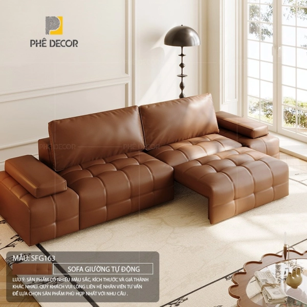 Sofa giường tự động mang lại hàng loạt các ưu điểm vượt trội