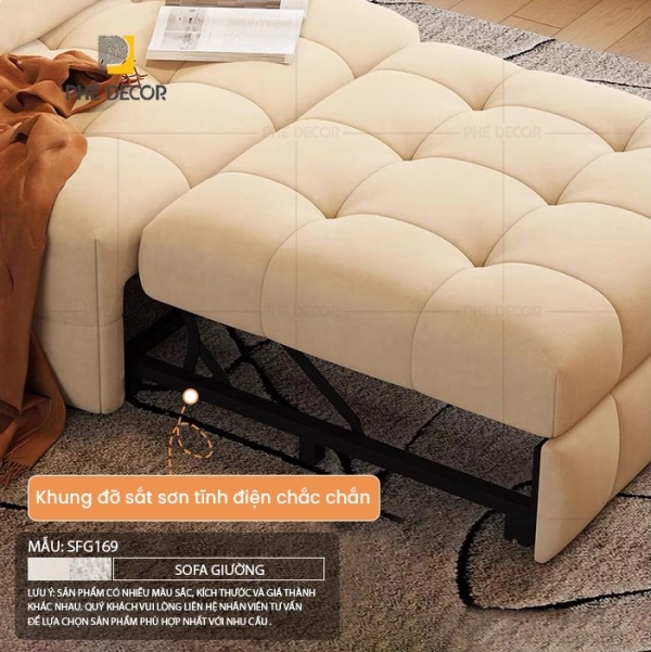 Mẫu sofa giường tự động SFG169