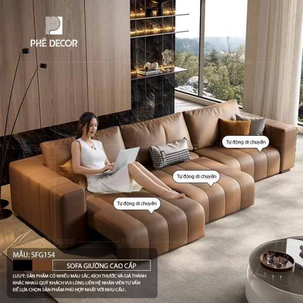 Mẫu sofa giường tự động SFG154