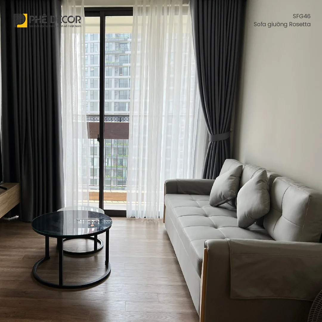 Tác dụng của sofa giường là tối ưu hóa không gian