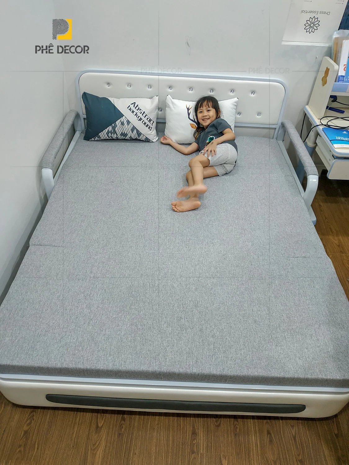 Công dụng tiếp theo của giường sofa thông minh là khả năng kiến tạo một môi trường sống tốt hơn cho trẻ em