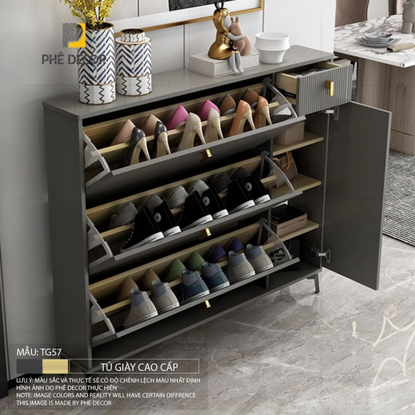 Mức giá của tủ giày thông minh tại Phê luxury rất đa dạng