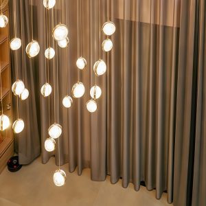 Rèm thông tầng biệt thự Hoàn Kiếm