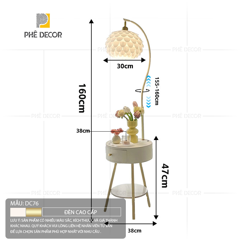 Công nghệ chiếu sáng thông minh của đèn cây Softy DC76