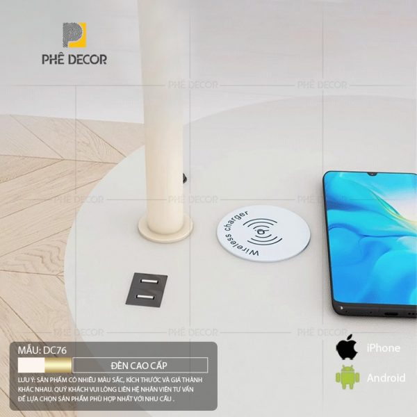 Đèn cây phòng khách Softy DC76 - Ảnh 6