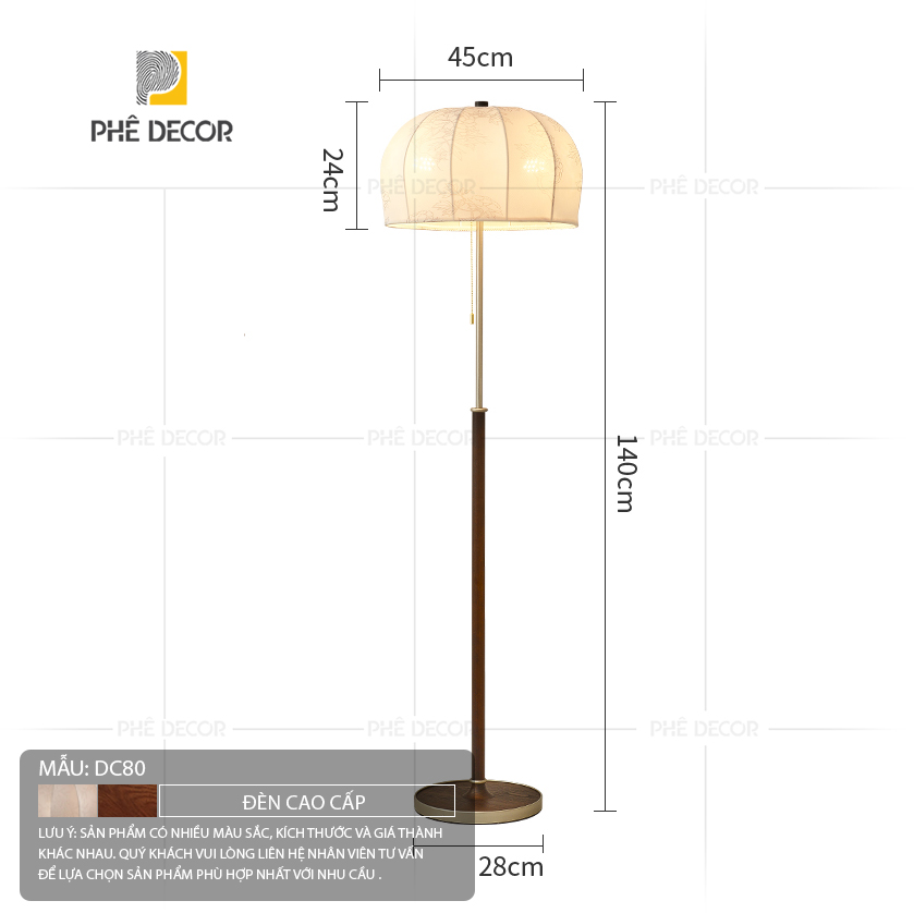 Ứng dụng và gợi ý bài trí với đèn cây Joe DC80