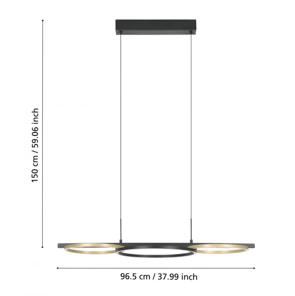Đèn thả trang trí Eglo LANACERA 390087 - Ảnh 5
