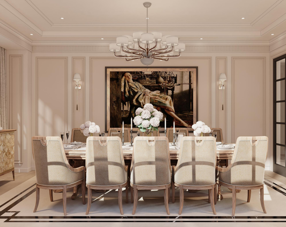 Thiết kế biệt thự 3 tầng phong cách Tân cổ điển