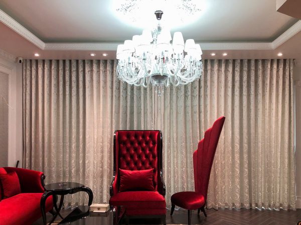 Thi công rèm biệt thự Park City