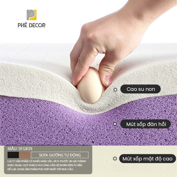 Sofa giường tự động STD839 - Ảnh 4