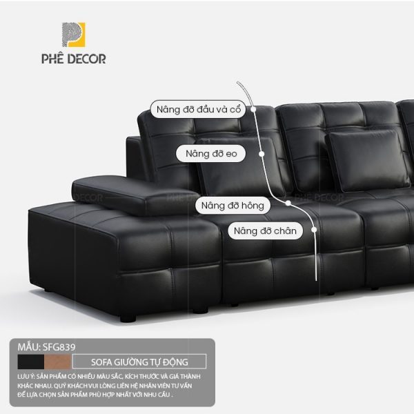 Sofa giường tự động STD839 - Ảnh 9