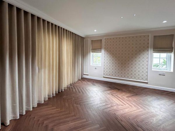 Thi công rèm biệt thự Hoa Sữa - Vinhomes Riverside - Ảnh 3
