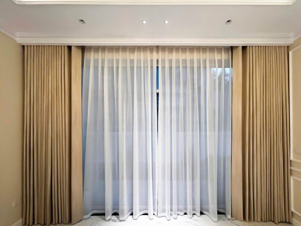 Thi công rèm biệt thự Hoa Sữa - Vinhomes Riverside