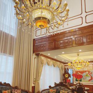 Rèm thông tầng biệt thự Nguyệt Quế