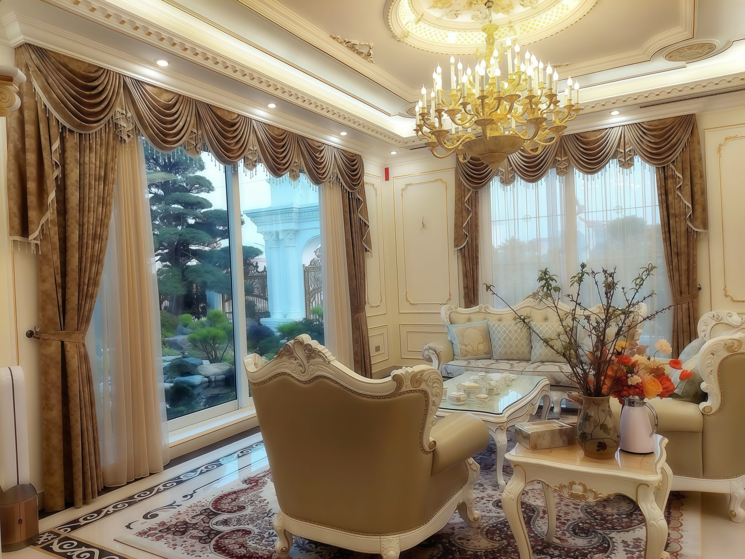 Vẻ Đẹp Rèm Lilium Tại Gamuda - Khung Cửa Sổ Dẫn Lối Cảm Xúc
