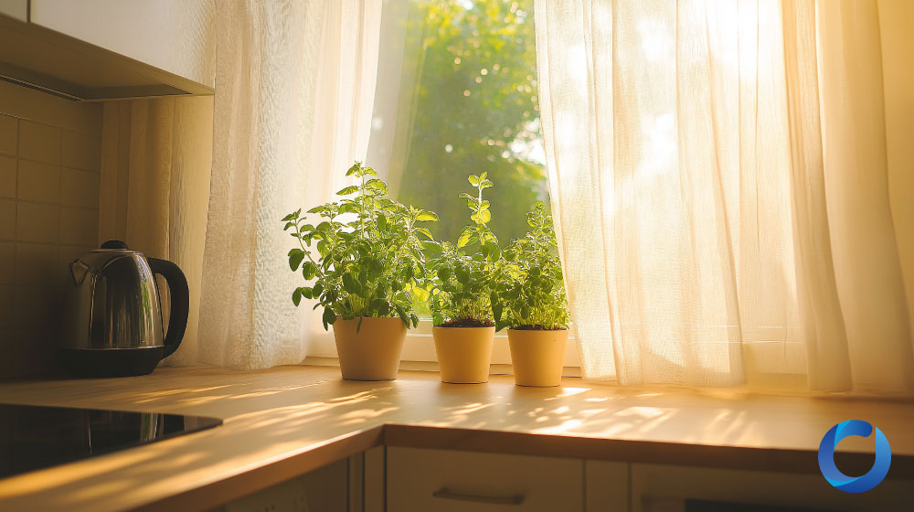 Việc sử dụng rèm bếp mang lại nhiều lợi ích thiết thực cho không gian nấu nướng