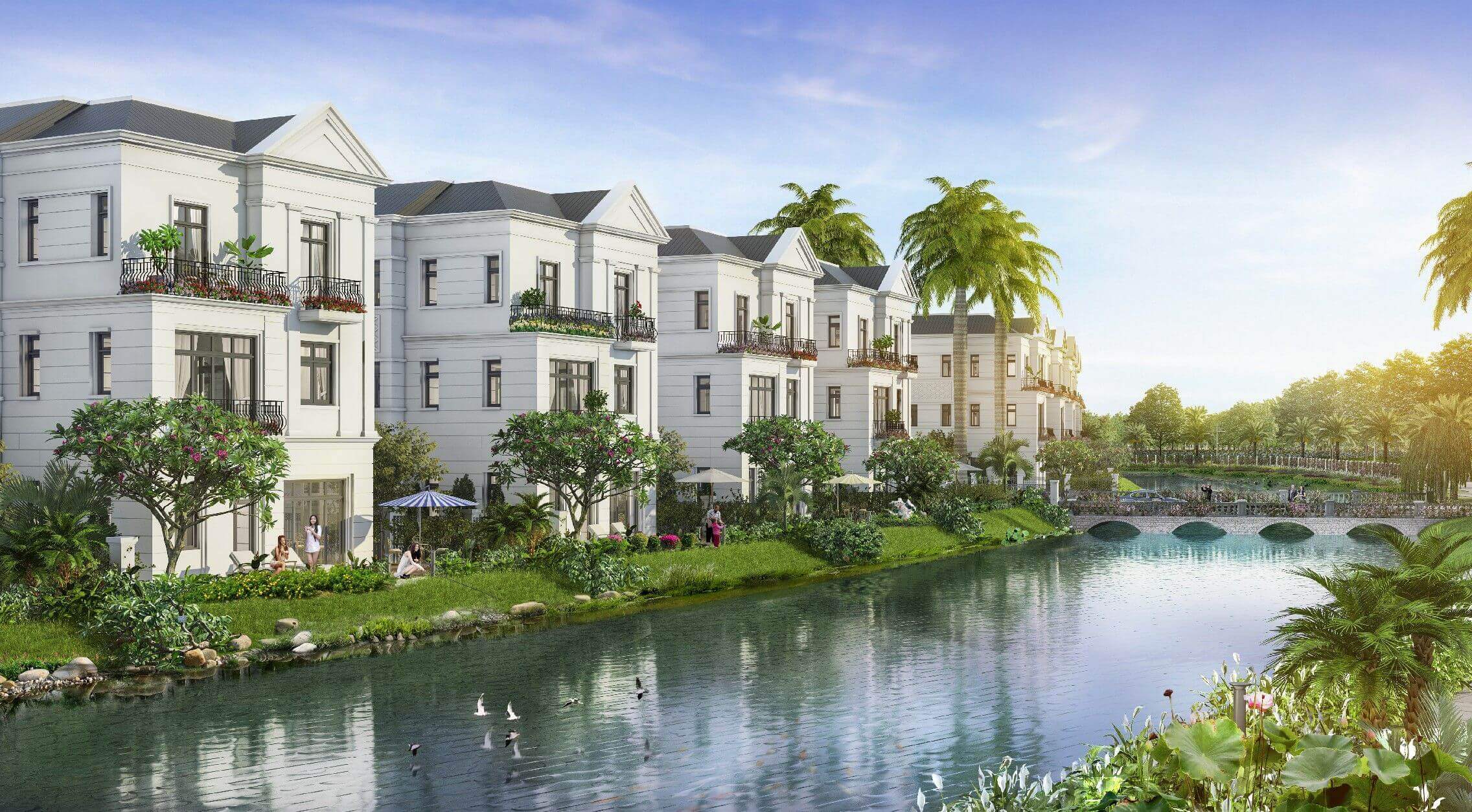 Thiết kế biệt thự tại các khu đô thị Vinhomes nổi bật