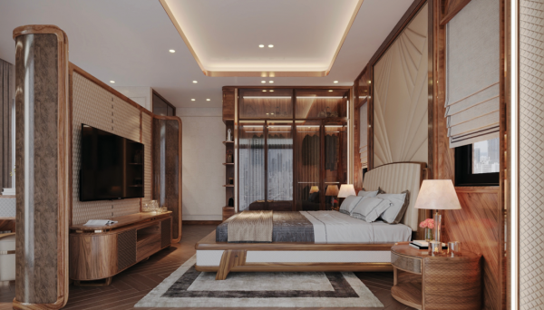 Thiết kế biệt thự 3 tầng Chị Quỳnh ở Long Biên - Ảnh 8