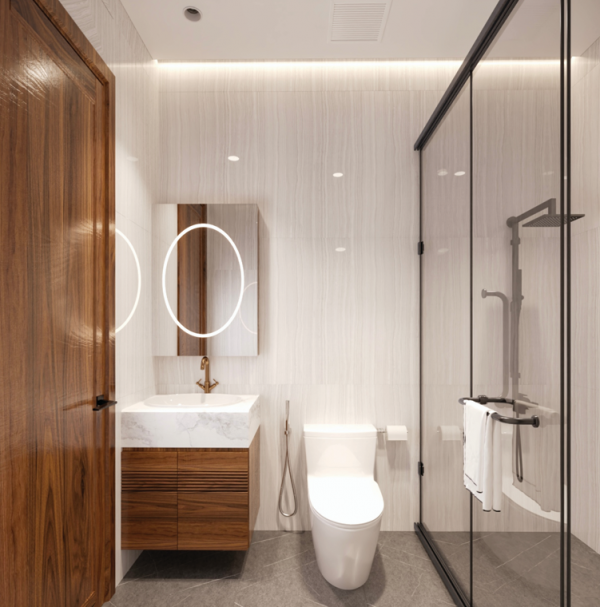 Thiết kế biệt thự 3 tầng Chị Quỳnh ở Long Biên - Ảnh 6