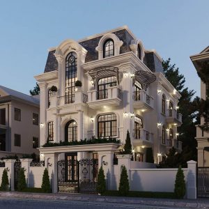 Mẫu Biệt Thự 2 Mặt Tiền