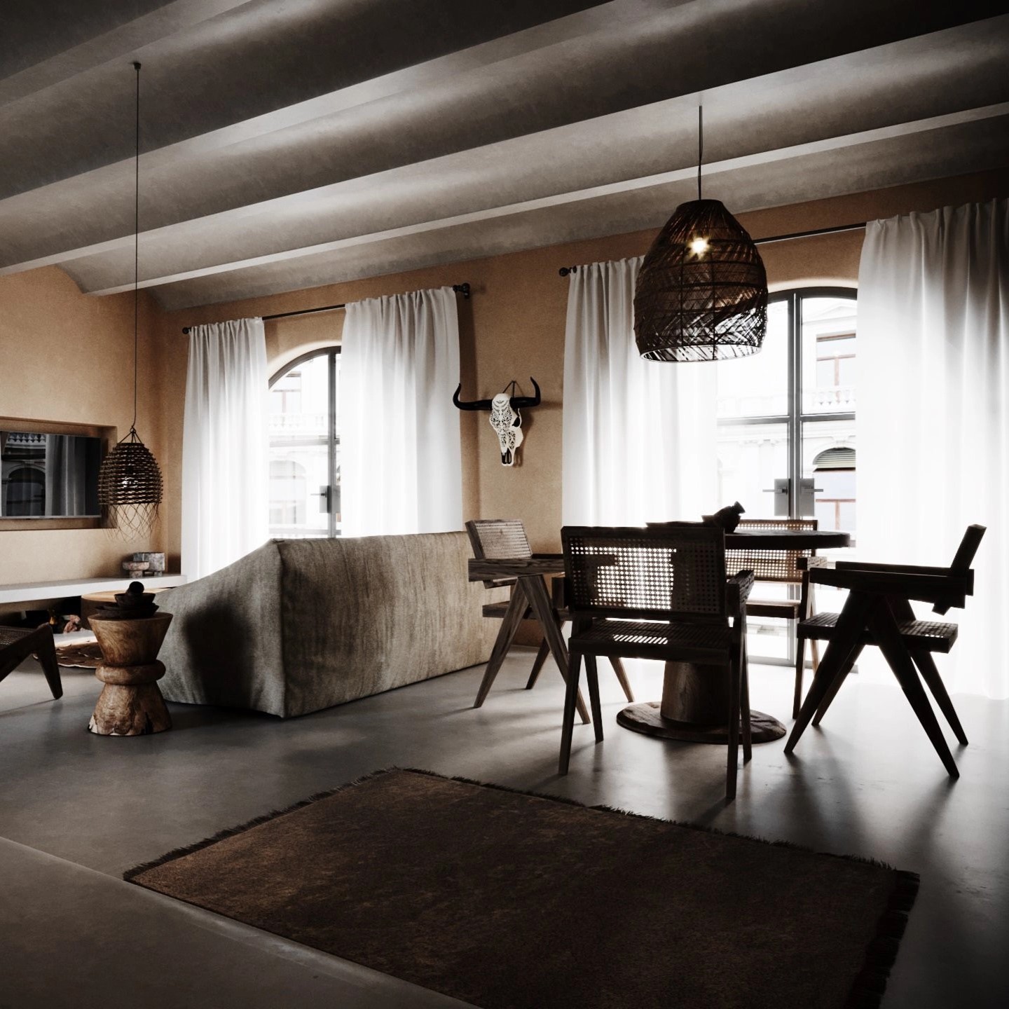 Triết lý Wabi Sabi từ Nhật Bản là nguồn cảm hứng chủ đạo cho toàn bộ dự án này