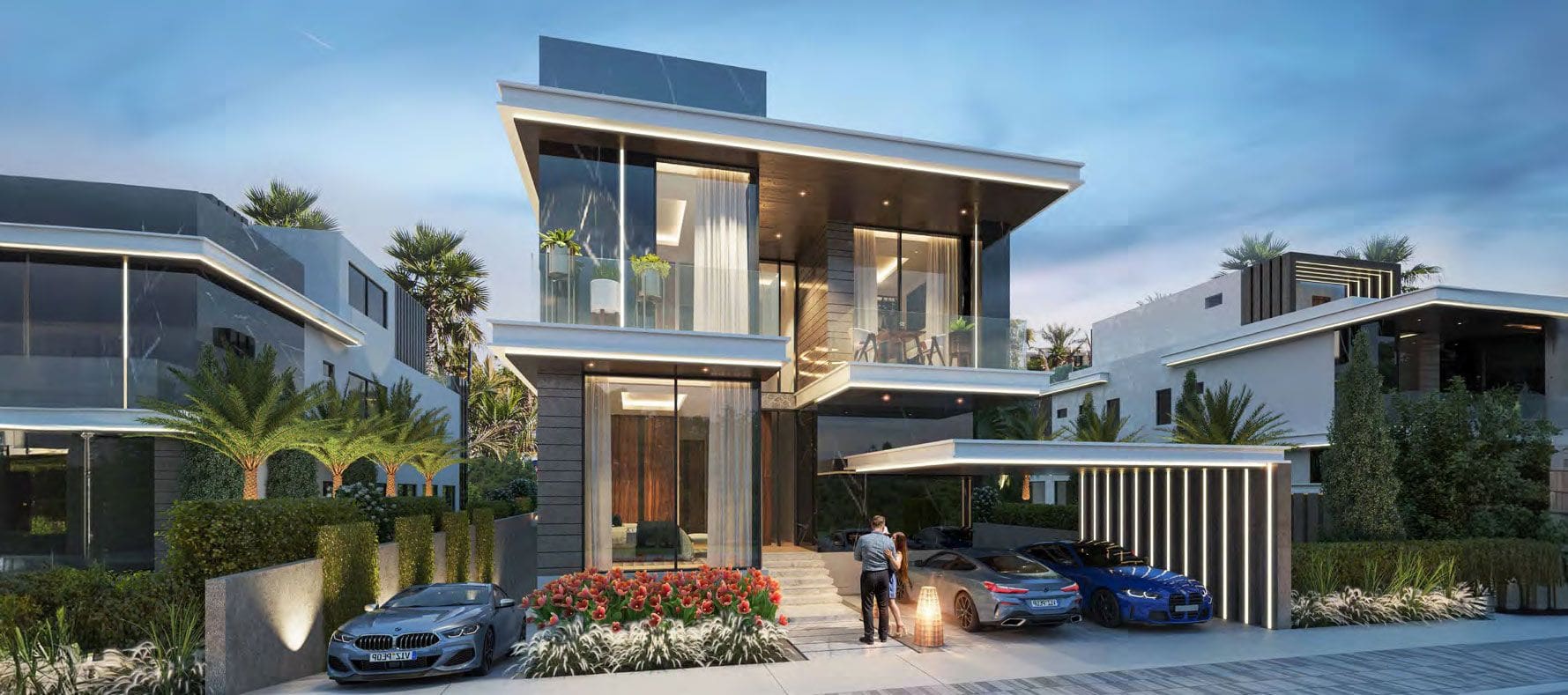 Sân vườn biệt thự dưới 200m²