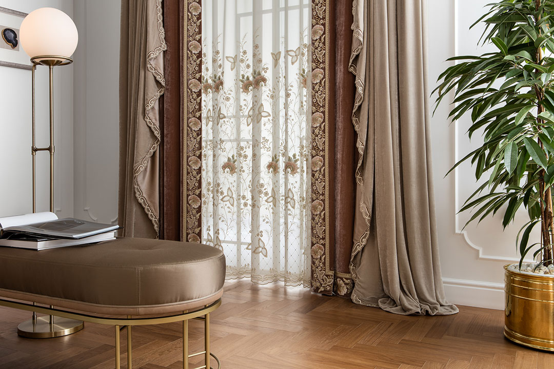 Rèm châu Âu là dòng rèm cửa cao cấp được nhập khẩu trực tiếp