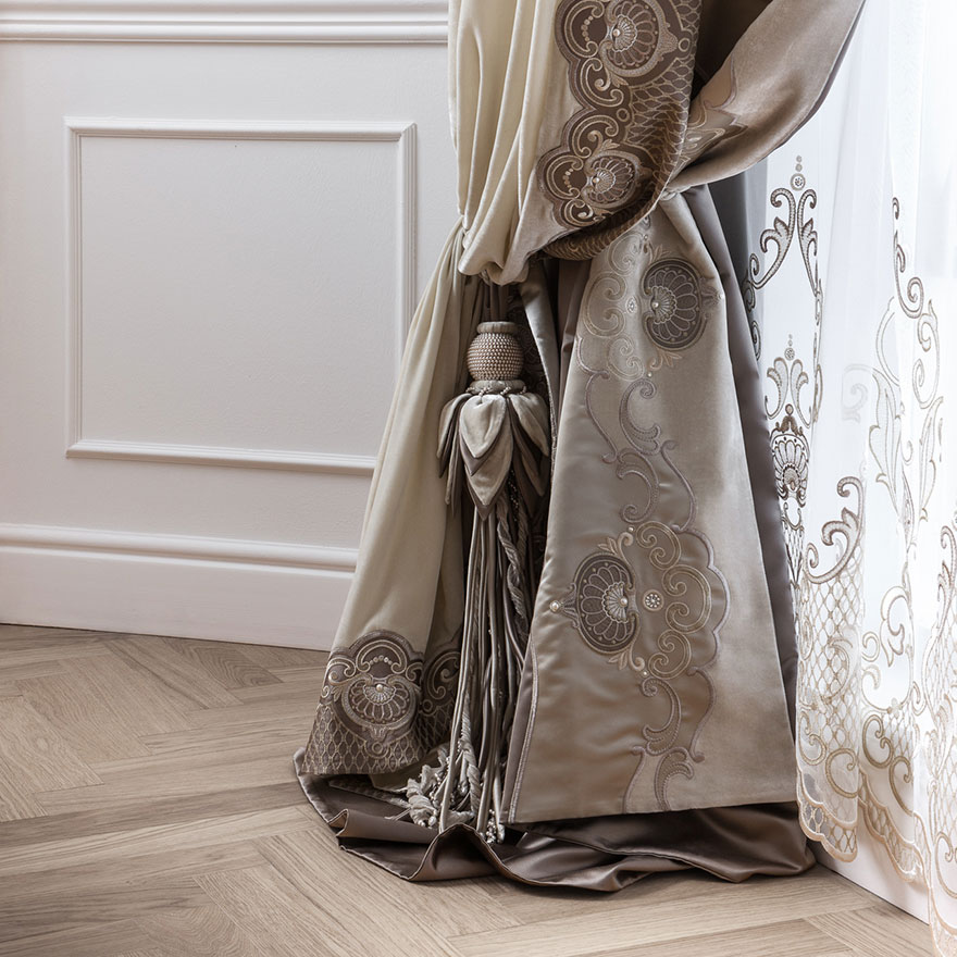 Quy trình dự trù ngân sách rèm cửa phong cách châu âu cho biệt thự