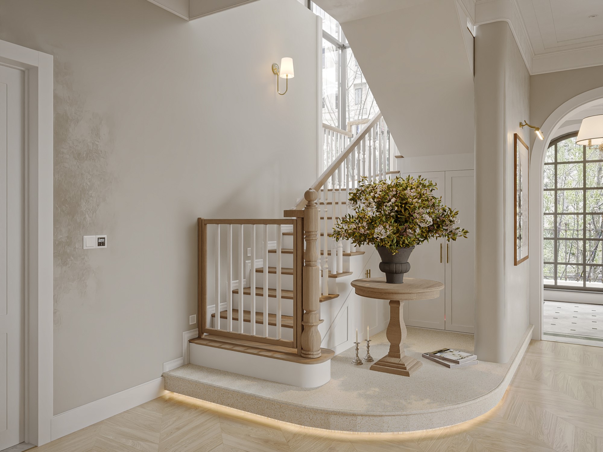 Thiết kế biệt thự 3 tầng phong cách Farmhouse