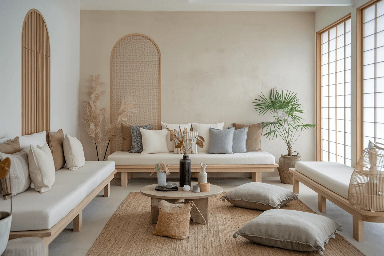 Thiết kế biệt thự 3 tầng phong cách Japandi