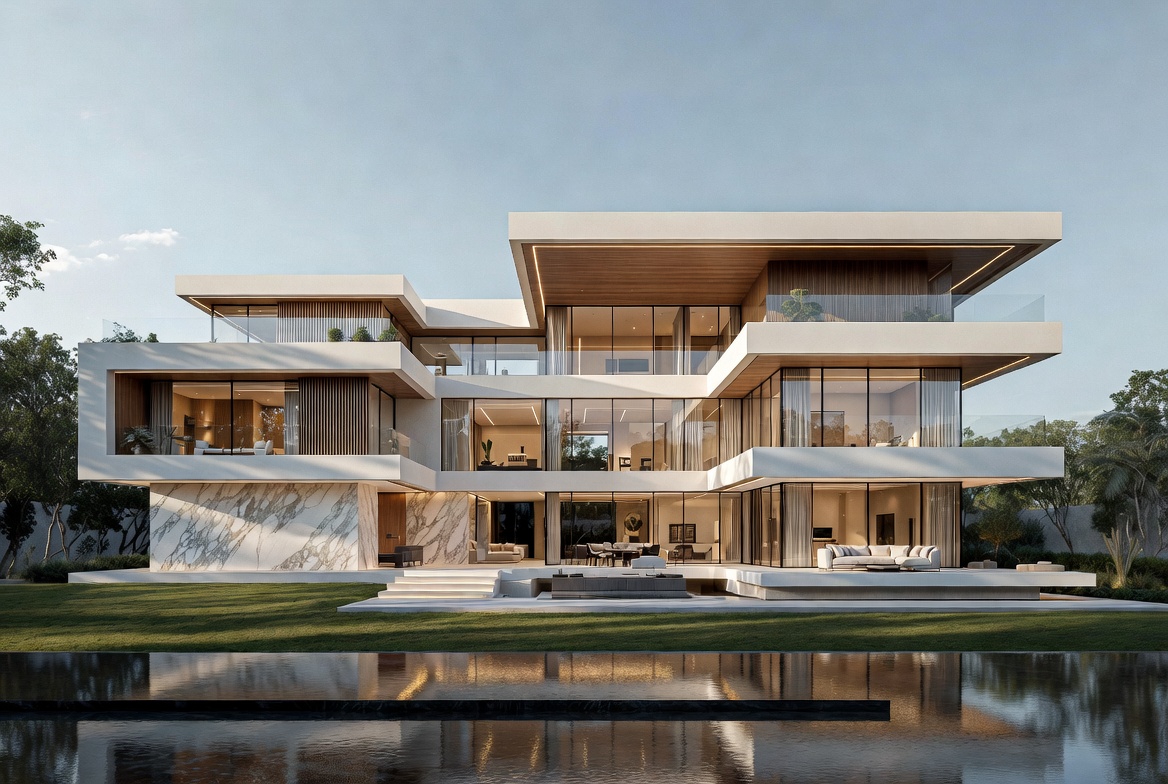 Mẫu nhà biệt thự 3 tầng hiện đại đẹp số 10