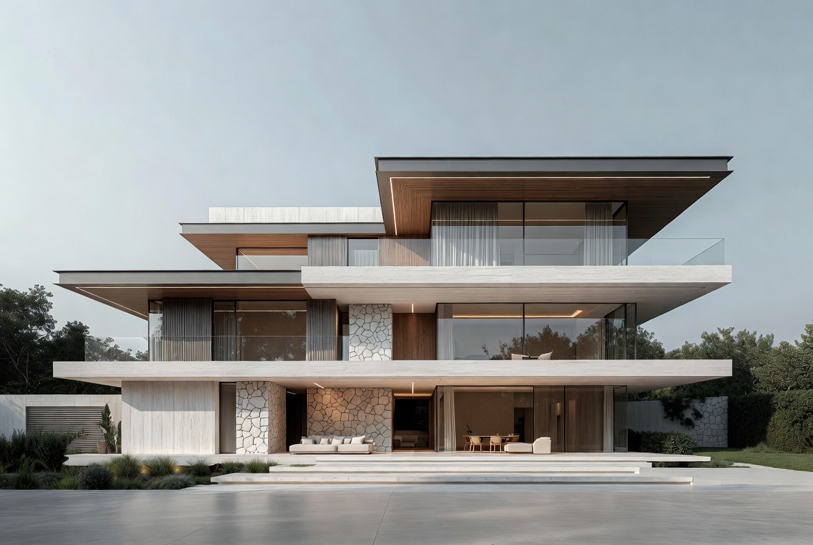 Biệt thự 3 tầng hiện đại 120m2 tối ưu diện tích số 4