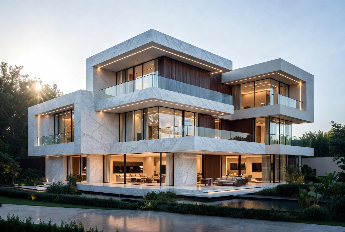 Biệt thự 3 tầng hiện đại 120m2 tối ưu diện tích số 1