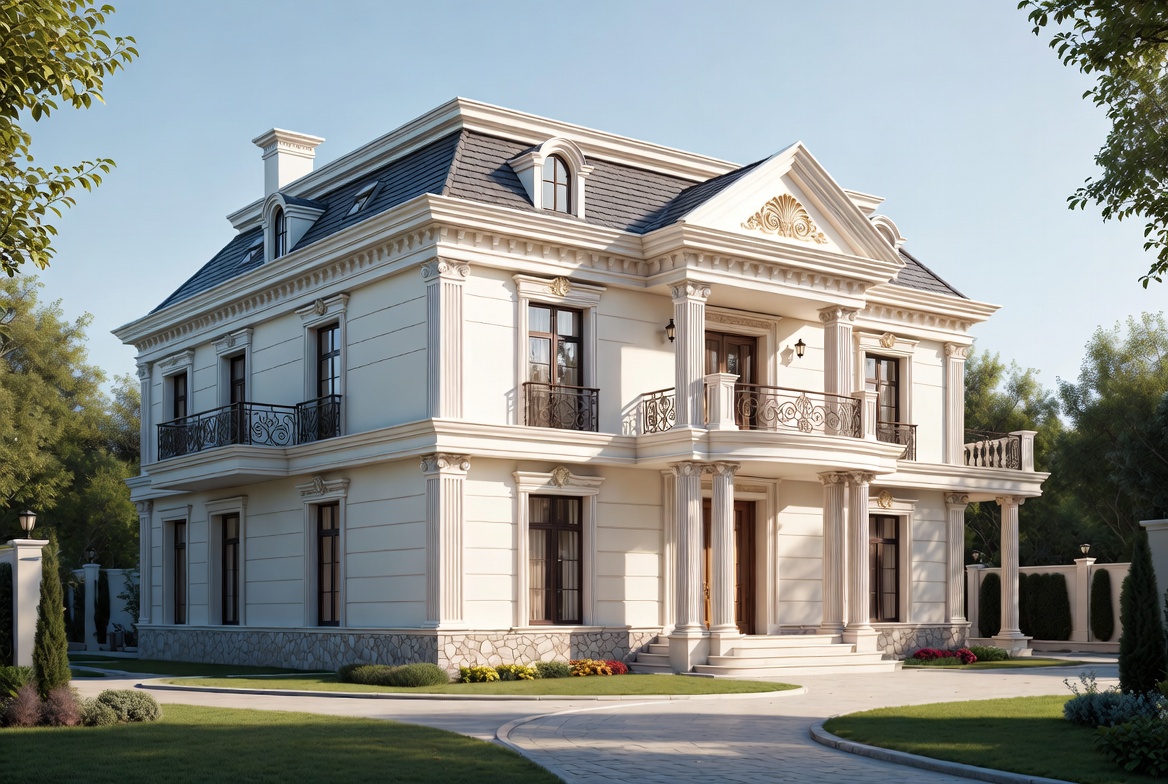 Biệt thự tân cổ điển 3 tầng ấn tượng số 10