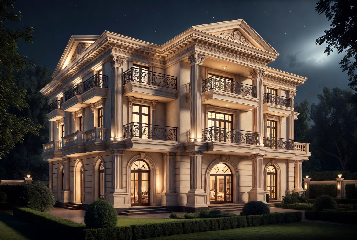 Biệt thự tân cổ điển 3 tầng ấn tượng số 4