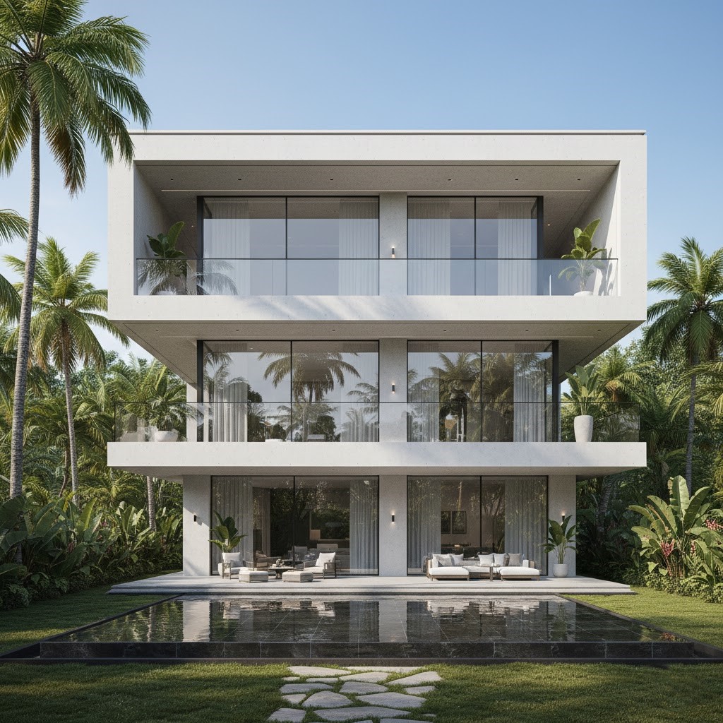 Biệt thự nhà vườn 3 tầng hiện đại